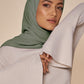 Everyday Chiffon Hijab - Matte Green