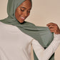 Everyday Chiffon Hijab - Matte Green