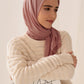 Everyday Chiffon Hijab - Vintage Rose