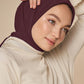 Everyday Chiffon Hijab - Deep Fig