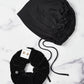 Criss-Cross Foundations Set - Black Underscarf + Large Scrunchie