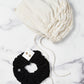 Criss-Cross Foundations Set - Ivory Underscarf + Large Scrunchie