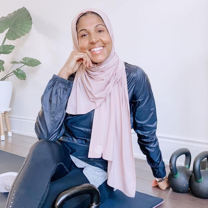 Tech Sport Wrap - Rose – Haute Hijab