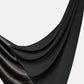 Satin–Edge Hijab - Black Tie