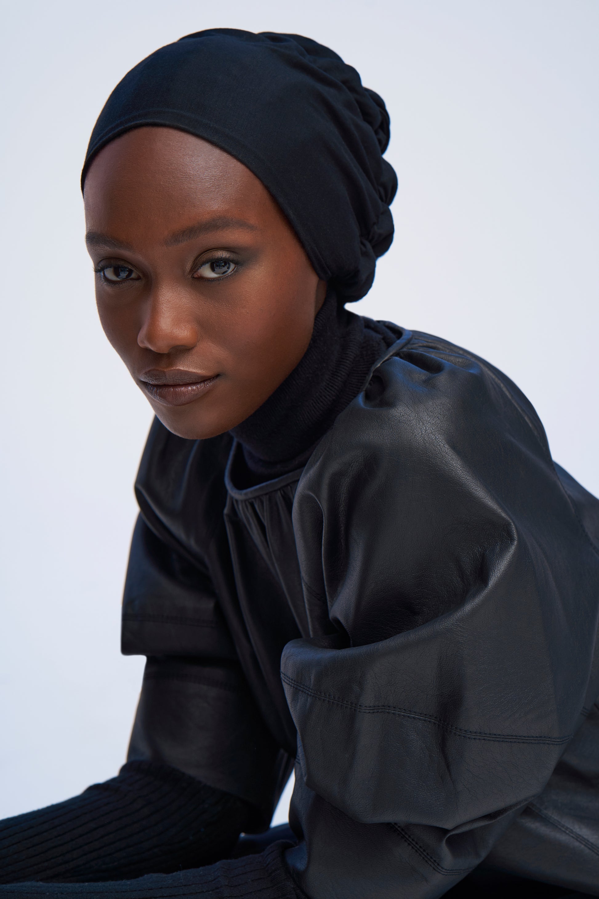 PeacePray Silky Satin Lined Hijab Undercap, Non-Slip Cotton Hijab Underscarf