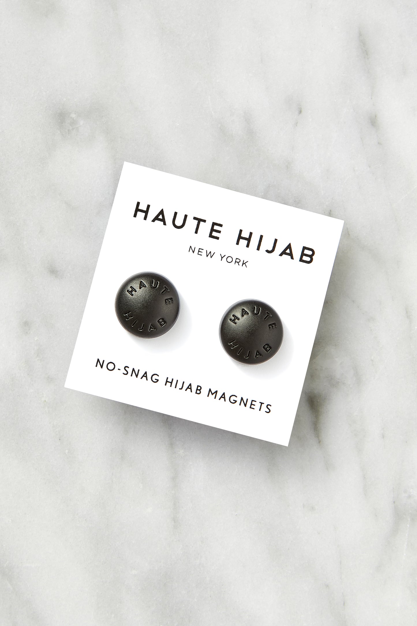 No–Snag Hijab Magnets - Matte Black