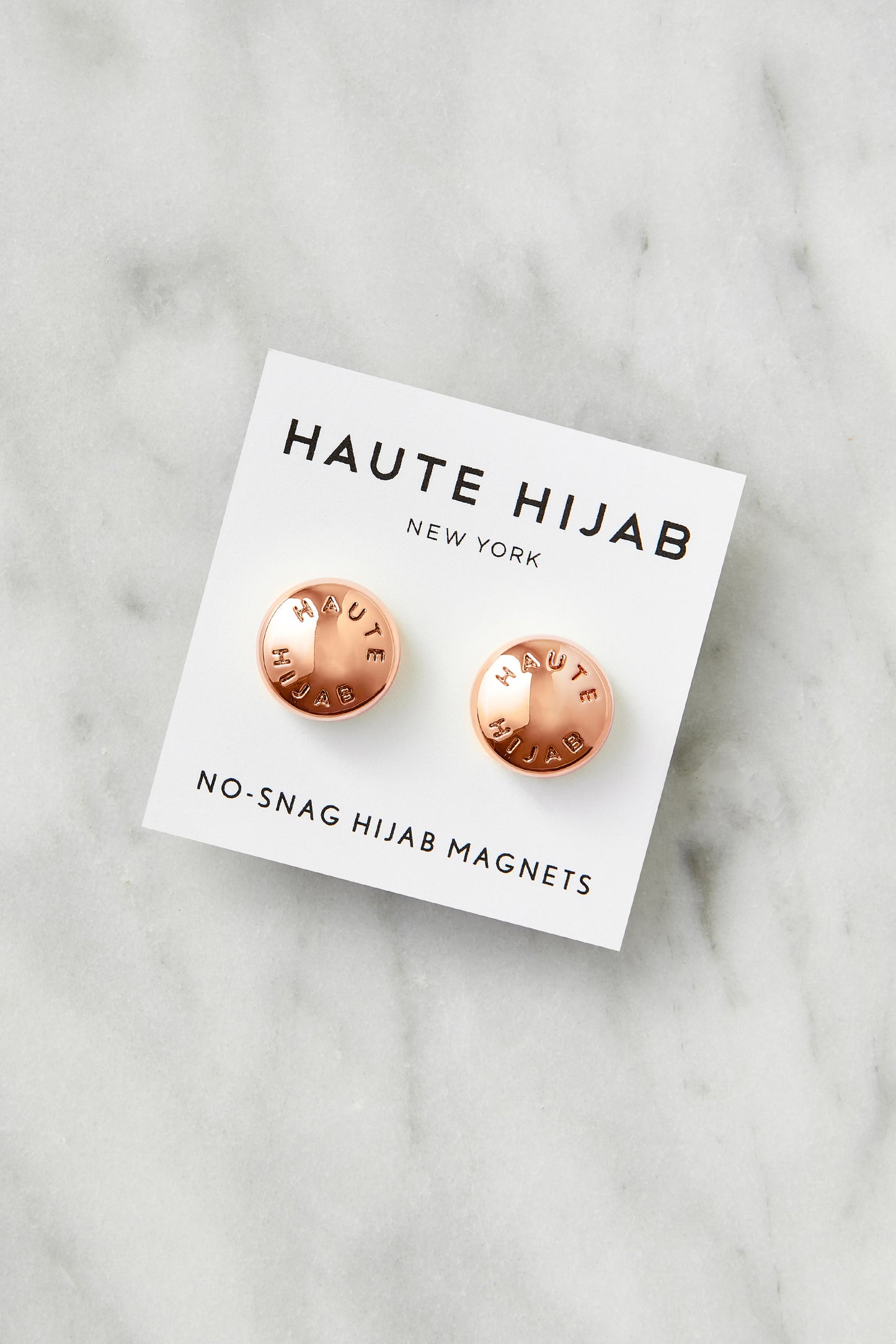 No–Snag Hijab Magnets - Rose Gold