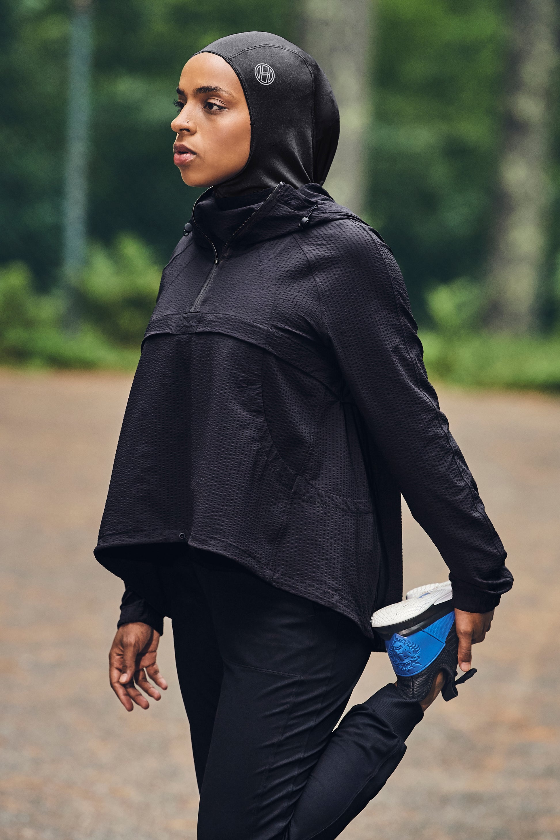 FlexFit Sport Hijab - Shadow Haute Hijab – Black