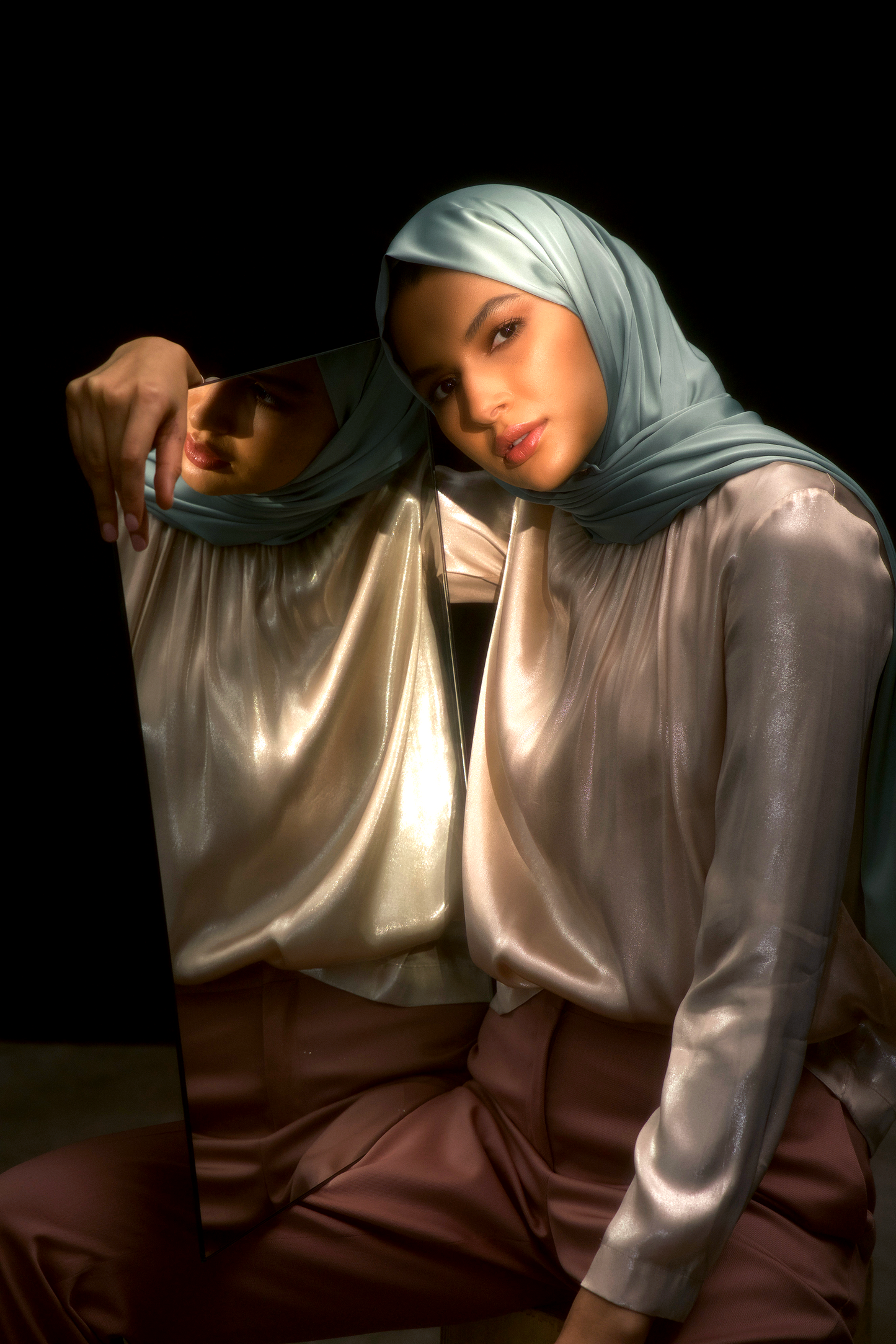 Perfect Satin Hijab - Eucalyptus