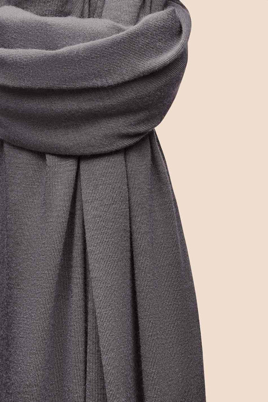 Dark Grey Jersey Hijab – Haute Hijab