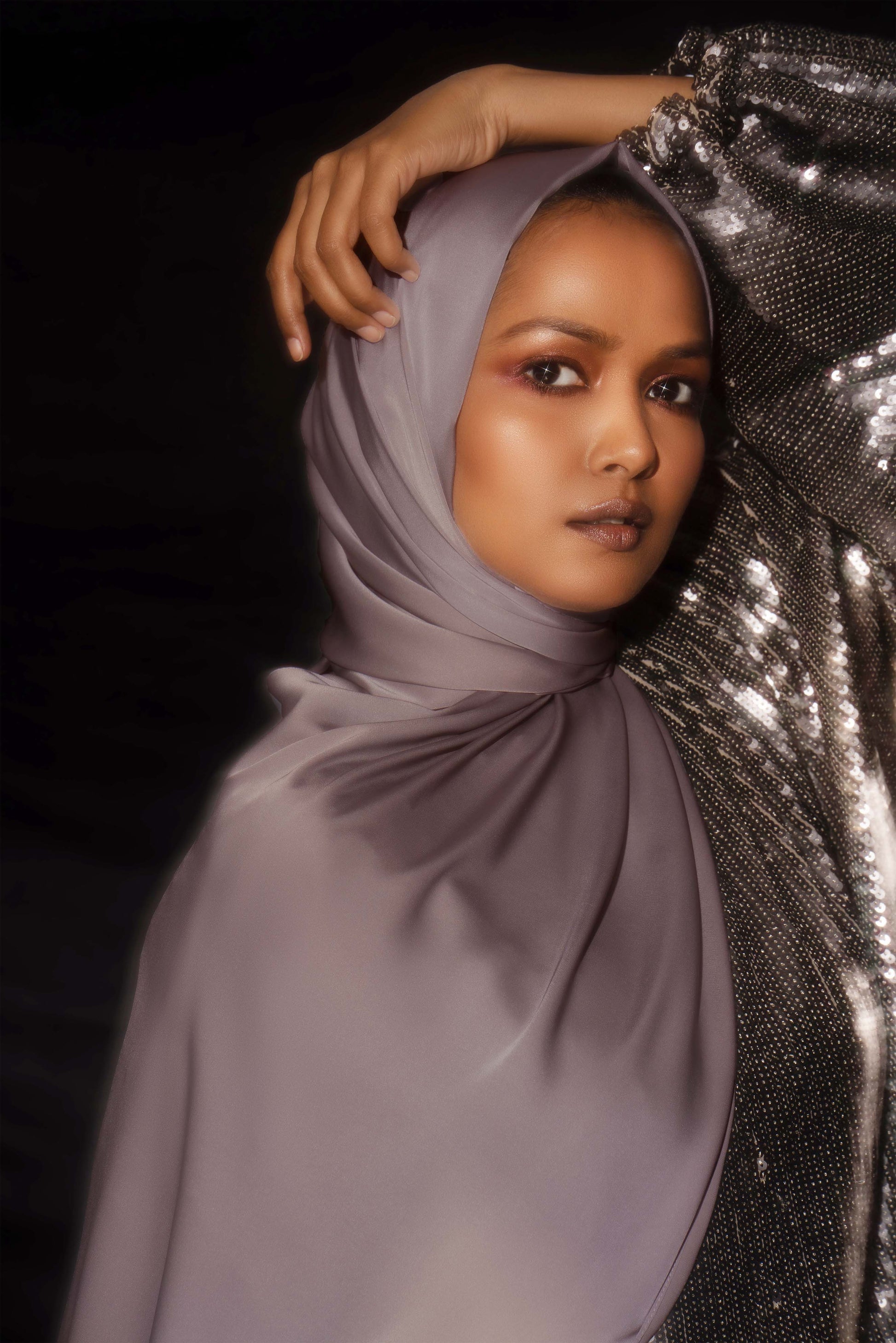 Simple Chiffon Hijab Elegant Head Scarf Solid Color Shawl Classic