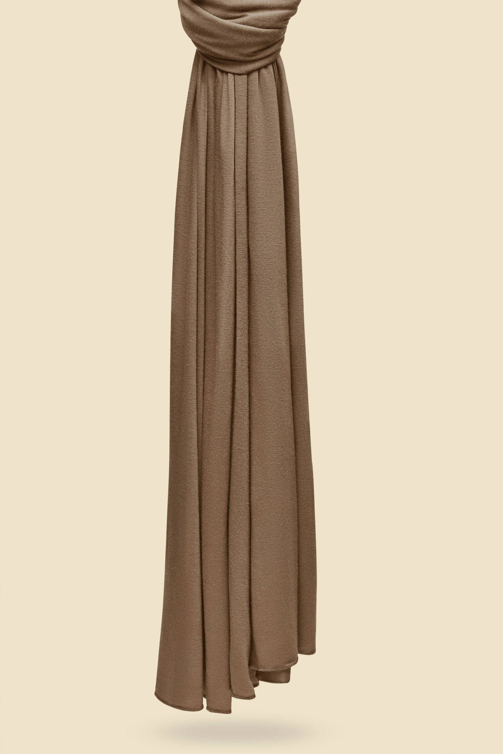 Premium Brown Jersey Hijab - Mocha – Haute Hijab